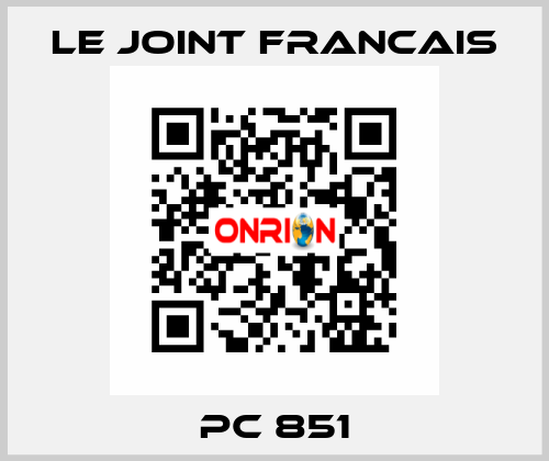 PC 851 LE JOINT FRANCAIS