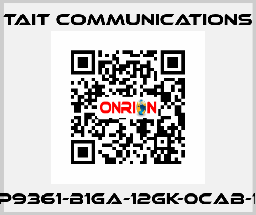 TP9361-B1GA-12GK-0CAB-10 Tait communications