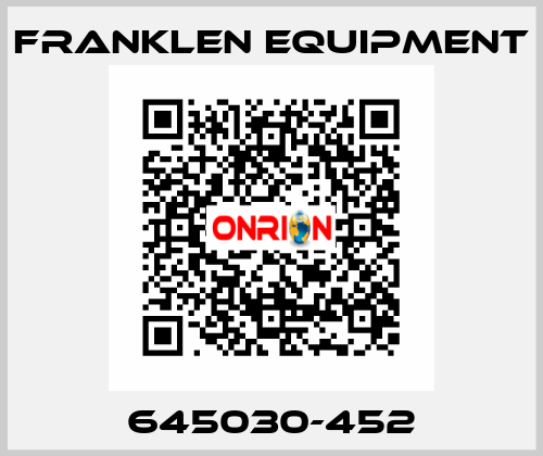 645030-452 Franklen Equipment
