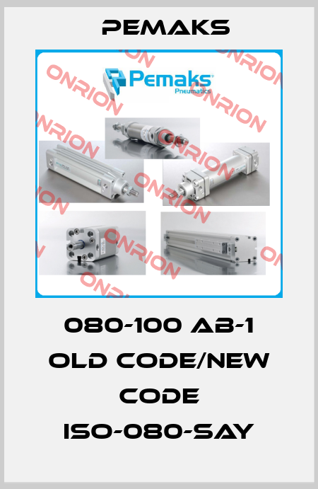 080-100 AB-1 old code/new code ISO-080-SAY Pemaks