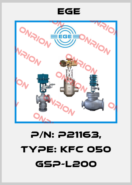 p/n: P21163, Type: KFC 050 GSP-L200 Ege