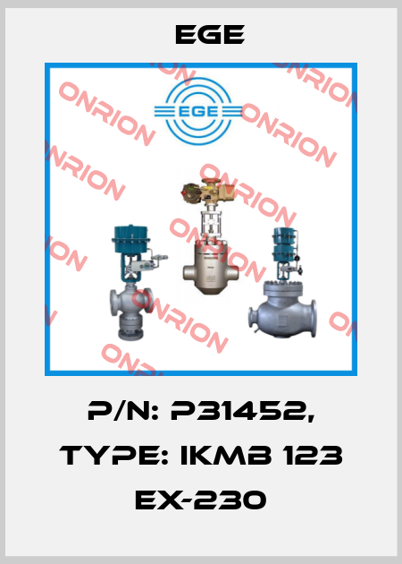 p/n: P31452, Type: IKMb 123 Ex-230 Ege