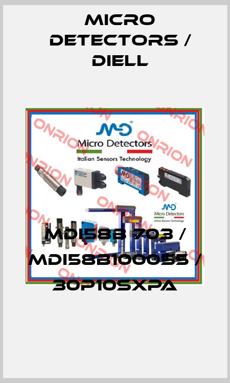 MDI58B 703 / MDI58B1000S5 / 30P10SXPA
 Micro Detectors / Diell