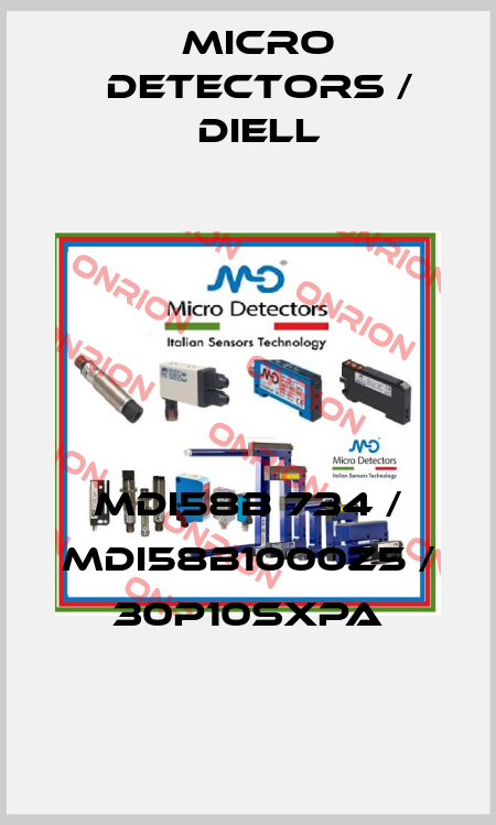 MDI58B 734 / MDI58B1000Z5 / 30P10SXPA
 Micro Detectors / Diell