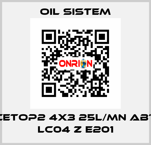 Cetop2 4x3 25l/mn ABT LC04 Z E201 Oil Sistem