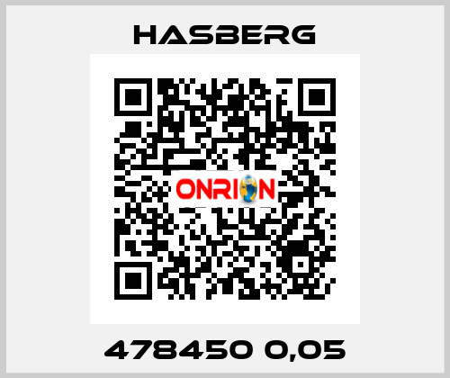 478450 0,05 Hasberg