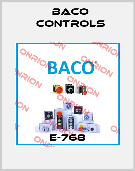 E-768 Baco Controls