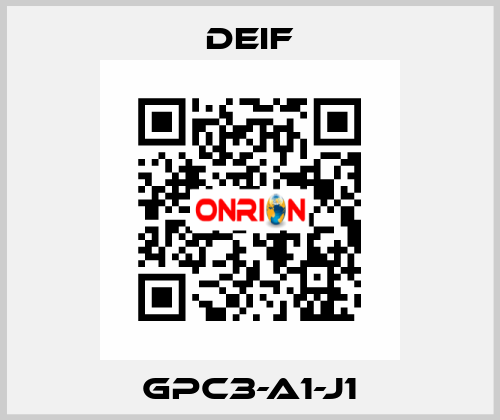 GPC3-A1-J1 Deif
