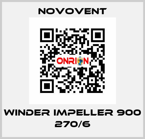 WINDER IMPELLER 900 270/6 Novovent