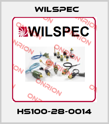 HS100-28-0014 Wilspec