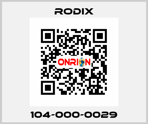 104-000-0029 Rodix