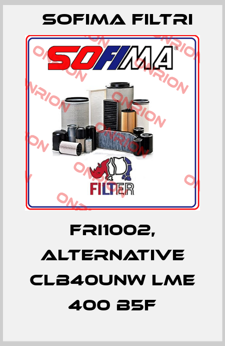 FRI1002, alternative CLB40UNW LME 400 B5F Sofima Filtri