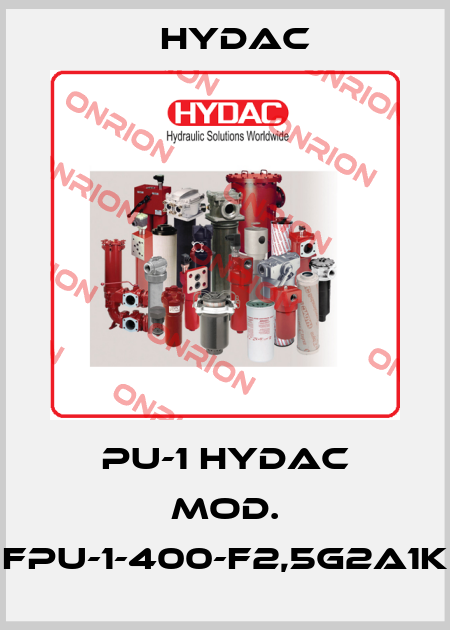 PU-1 HYDAC MOD. FPU-1-400-F2,5G2A1K Hydac