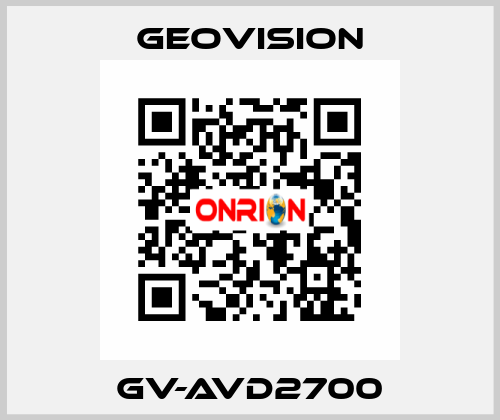 GV-AVD2700 GeoVision