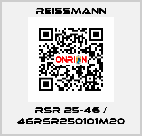 RSR 25-46 / 46RSR250101M20 Reissmann