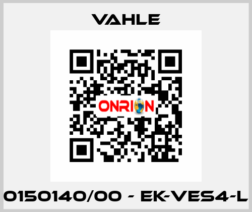 0150140/00 - EK-VES4-L Vahle