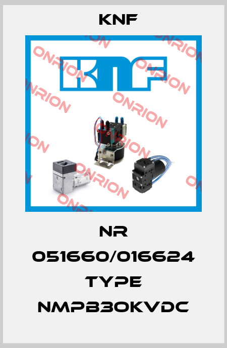 Nr 051660/016624 Type NMPB3OKVDC KNF