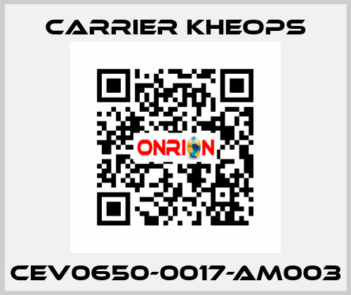 CEV0650-0017-AM003 Carrier Kheops