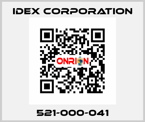 521-000-041 IDEX Corporation