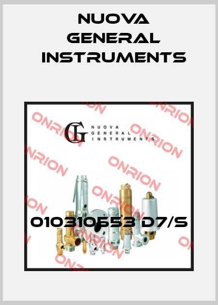 010310553 D7/S Nuova General Instruments