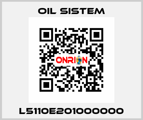 L5110E201000000 Oil Sistem