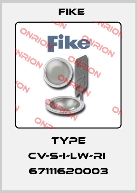 Type CV-S-I-LW-RI  67111620003 FIKE