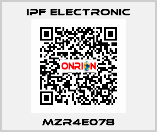 MZR4E078 IPF Electronic