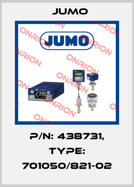 P/N: 438731, Type: 701050/821-02 Jumo