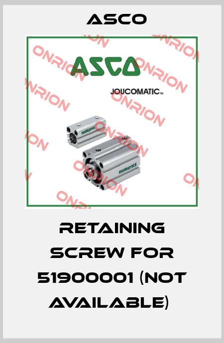 RETAINING SCREW for 51900001 (Not Available)  Asco