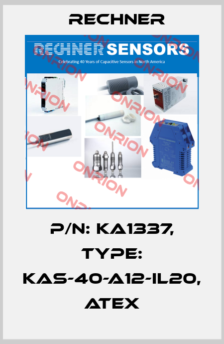 P/N: KA1337, Type: KAS-40-A12-IL20, ATEX Rechner