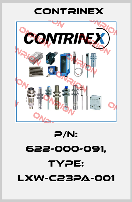 p/n: 622-000-091, Type: LXW-C23PA-001 Contrinex