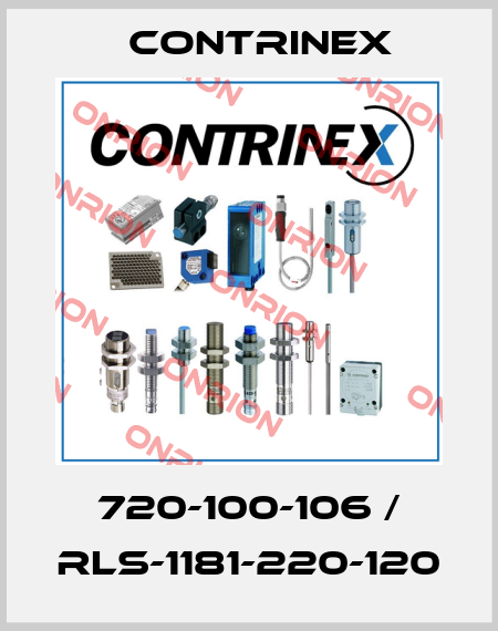 720-100-106 / RLS-1181-220-120 Contrinex