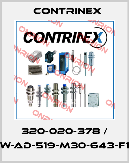 320-020-378 / DW-AD-519-M30-643-F10 Contrinex