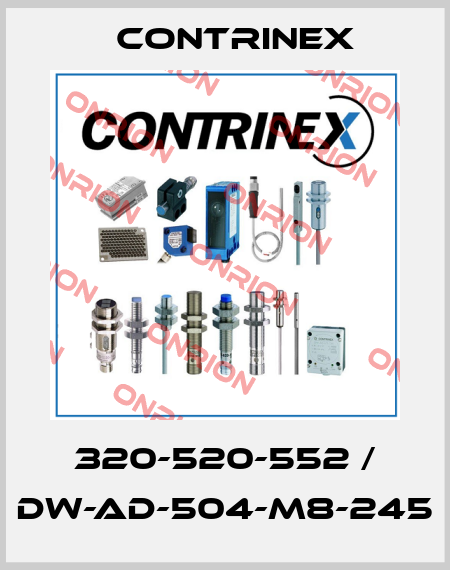 320-520-552 / DW-AD-504-M8-245 Contrinex