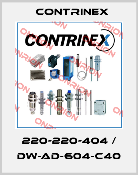 220-220-404 / DW-AD-604-C40 Contrinex