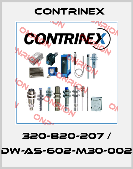 320-820-207 / DW-AS-602-M30-002 Contrinex