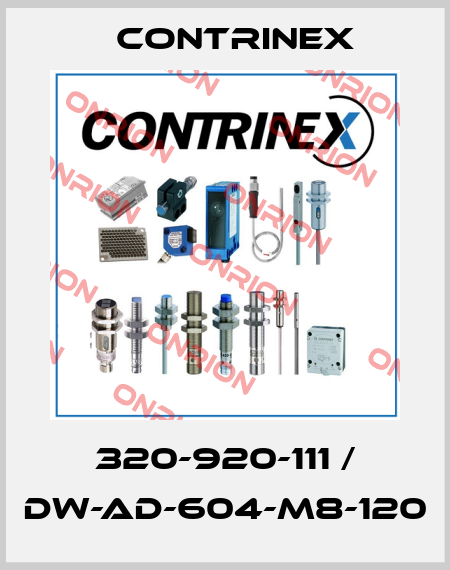 320-920-111 / DW-AD-604-M8-120 Contrinex