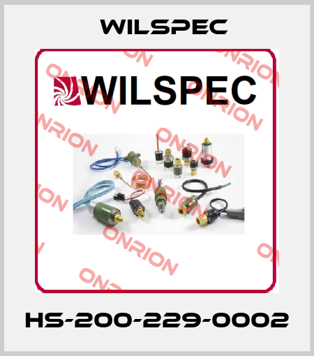 HS-200-229-0002 Wilspec