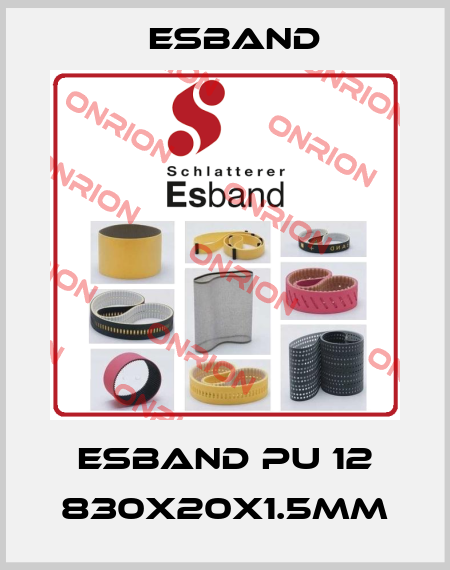 ESBAND PU 12 830x20x1.5mm Esband