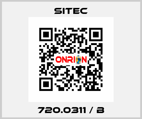 720.0311 / b SITEC