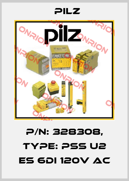 p/n: 328308, Type: PSS u2 ES 6DI 120V AC Pilz