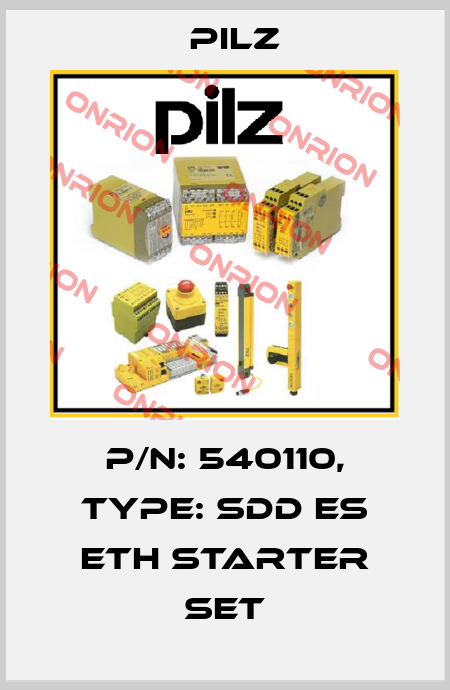p/n: 540110, Type: SDD ES ETH Starter Set Pilz
