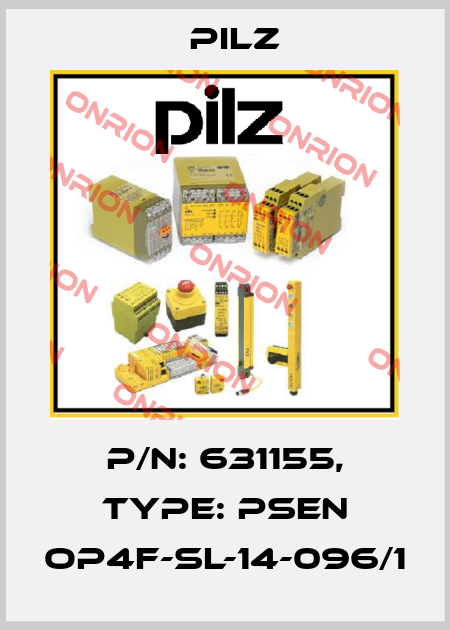 p/n: 631155, Type: PSEN op4F-SL-14-096/1 Pilz