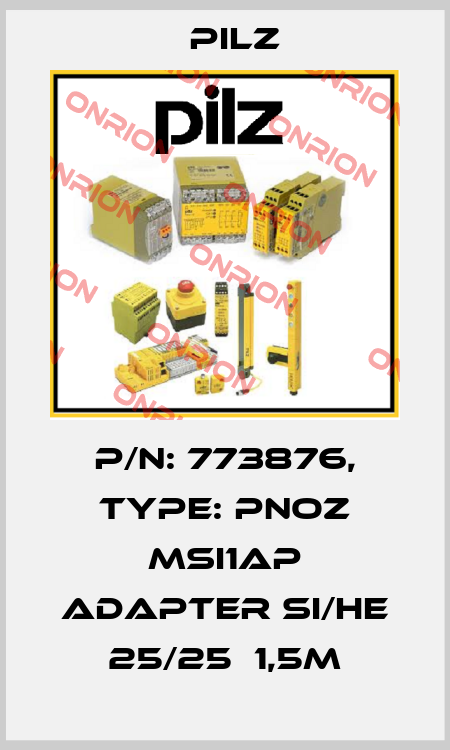 p/n: 773876, Type: PNOZ msi1Ap Adapter Si/He 25/25  1,5m Pilz