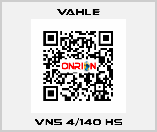 VNS 4/140 HS Vahle