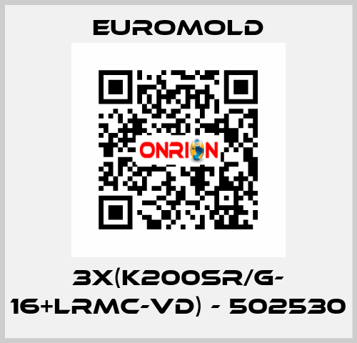 3x(K200SR/G- 16+LRMC-VD) - 502530 EUROMOLD