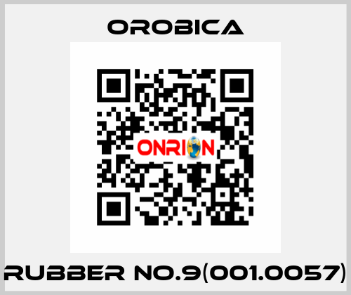 Rubber No.9(001.0057) OROBICA