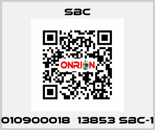 010900018  13853 SBC-1 SBC