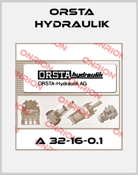 A 32-16-0.1 Orsta Hydraulik