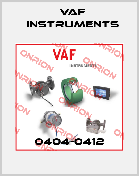 0404-0412 VAF Instruments